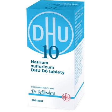 

DR. SCHÜSSLERA Natrium sulfuricum DHU D5-D30 200 tablet