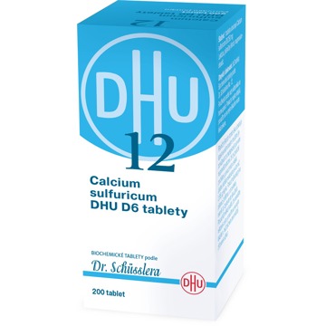 

DR. SCHÜSSLERA Calcium sulfuricum DHU D5-D30 200 tablet