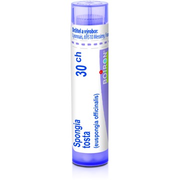 

Spongia Tosta 30CH granule 4 g