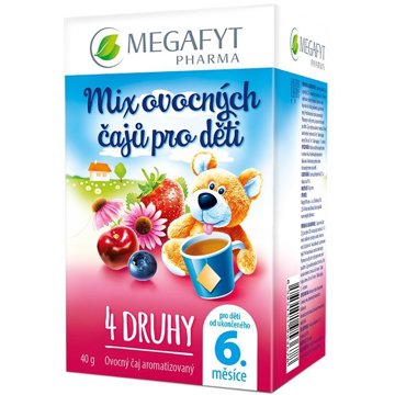 

Megafyt Mix ovocných čajů pro děti 20 × 2 g