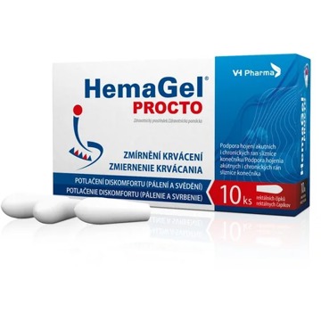 

HemaGel Procto 10 ks rektálních čípků II