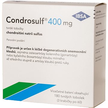 

Condrosulf 400 180 tvrdých tobolek