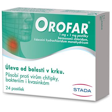 

Orofar 24 pastilek