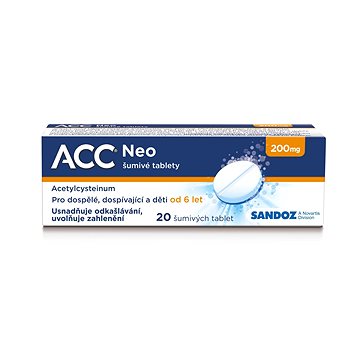 

ACC NEO 200 mg 20 šumivých tablet