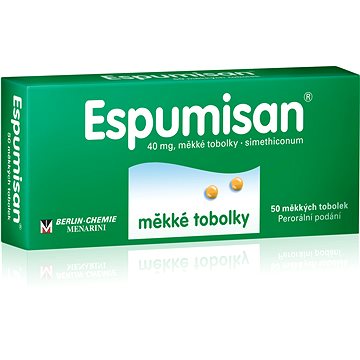 

Espumisan 40 mg 50 měkkých tobolek