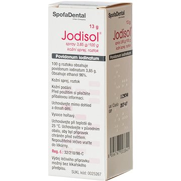 

Jodisol sprej s mechanickým rozprašovačem 13 g