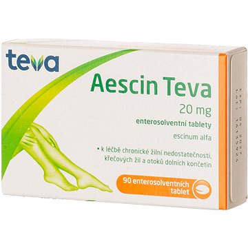 

Aescin Teva 20 mg 90 tablet