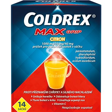 

Coldrex MaxGrip Citron 14 sáčků