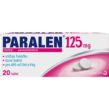 

Paralen 125 mg 20 tablet
