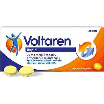 

Voltaren Rapid 25 mg měkké tobolky proti bolesti 20 ks