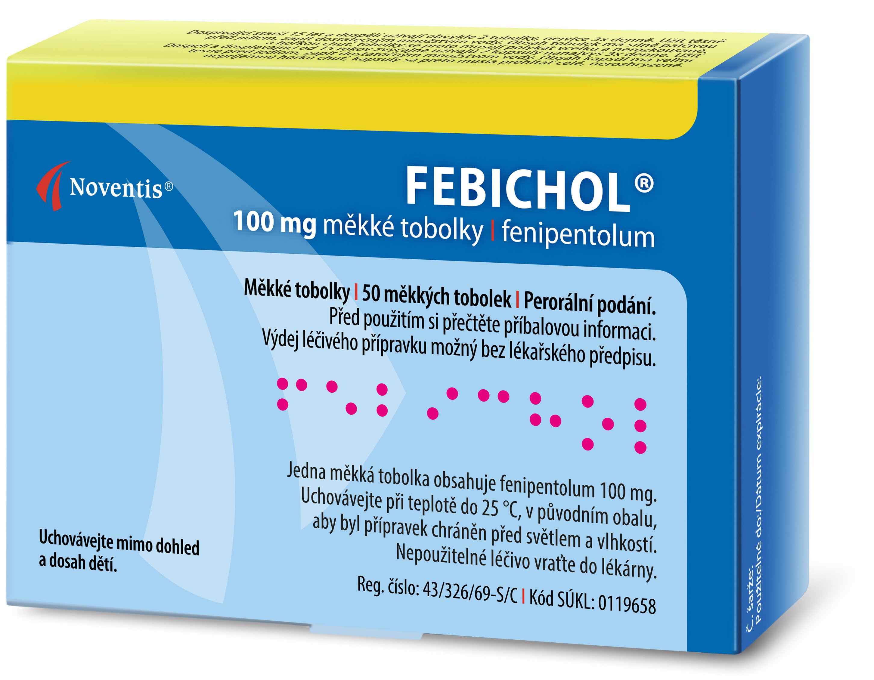 

Febichol 50 měkkých tobolek