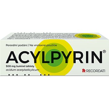 

Acylpyrin 500 mg 15 šumivých tablet