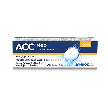 

ACC NEO 100 mg 20 šumivých tablet