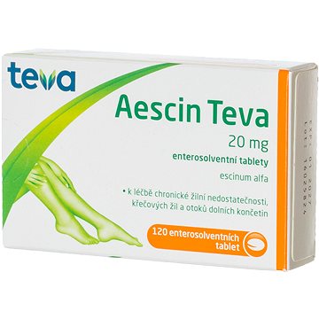 

Aescin Teva 20 mg 120 tablet