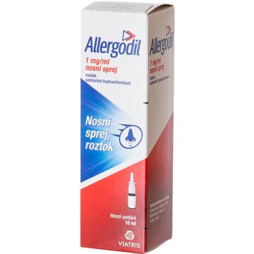

Allergodil 1 mg/ml nosní sprej 10 ml