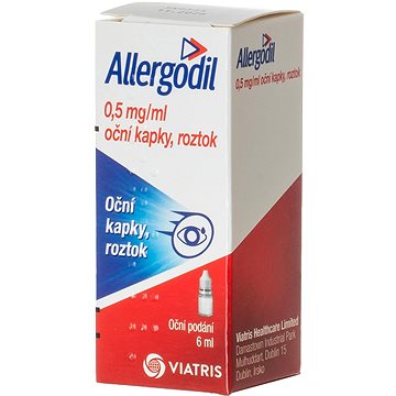 

Allergodil 0,5 mg/ml oční kapky 6 ml
