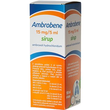 

Ambrobene 15 mg/5 ml sirup 100 ml