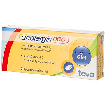 

Analergin Neo 5 mg 20 tablet