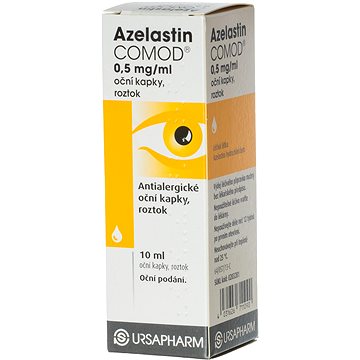 

Azelastin Comod 0,5 mg/ml oční kapky, roztok 10 ml