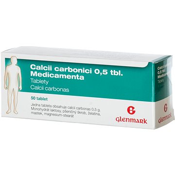 

Medicamenta Calcii Carbonici 0,5 50 tablet