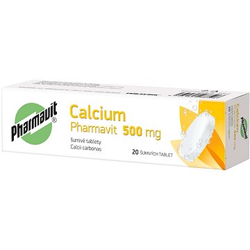 

Pharmavit Calcium 500 mg 20 šumivých tablet