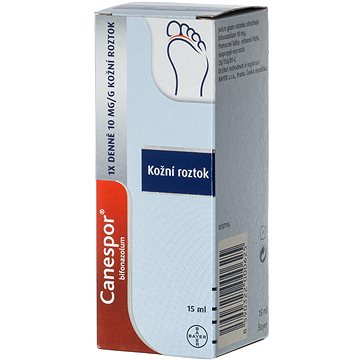 

Canespor 1x denně roztok 15 ml