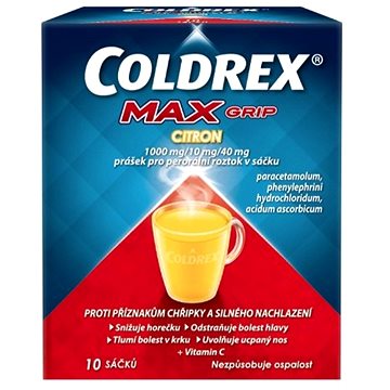 

Coldrex MaxGrip Citron 10 sáčků