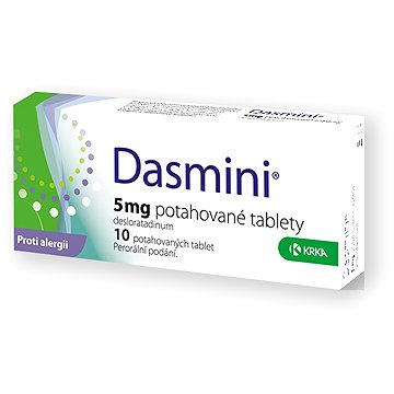

Dasmini 5 mg 10 potahovaných tablet