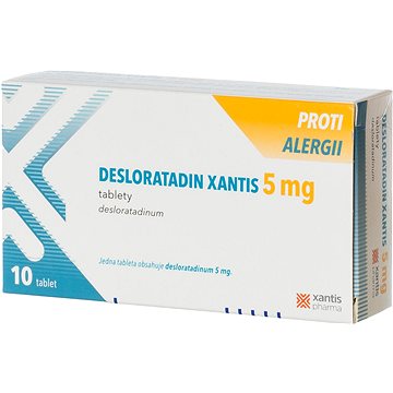 

Desloratadin Xantis 5 mg 10 tablet