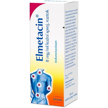 

Elmetacin 8mg/ml kožní sprej, roztok 100 ml