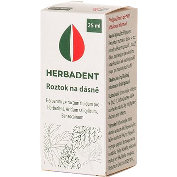 

Herbadent Masážní roztok 25 ml