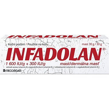 

Infadolan 1600 IU/g + 300 IU/g mast 30 g