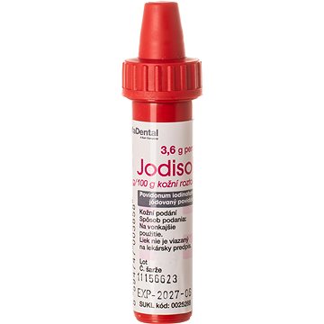 

Jodisol 38,5 mg/g dermální roztok 3,6 g