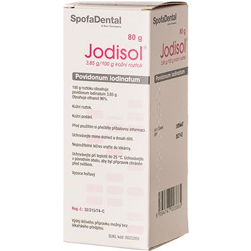 

Jodisol 38,5 mg/g dermální roztok 80 g