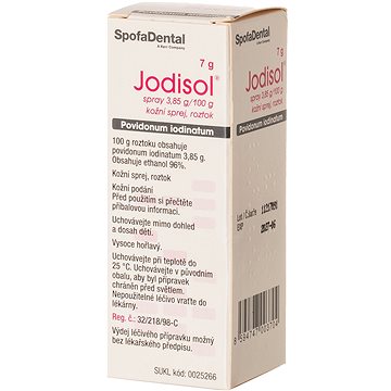 

Jodisol spray s mechanickým rozprašovačem 7 g