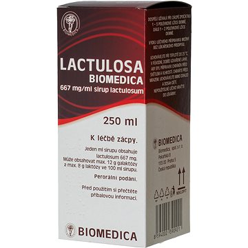 

Lactulosa Biomedica 667 mg sirup 250 ml