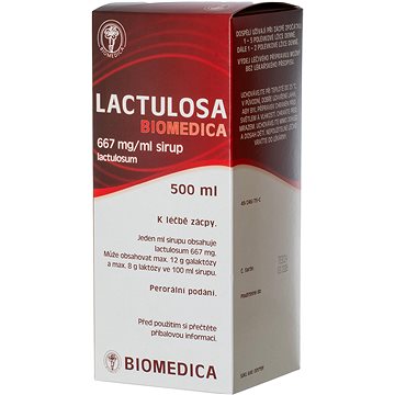 

Lactulosa Biomedica 667 mg sirup 500 ml