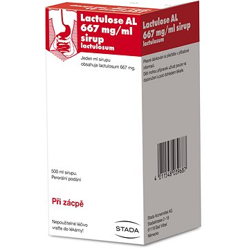 

Lactulose AL 667mg/ml sirup 500 ml