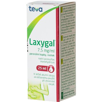 

Laxygal Perorální kapky, roztok 25 ml