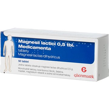 

Medicamenta Magnesii Lactici 0,5 tbl. 50 tablet