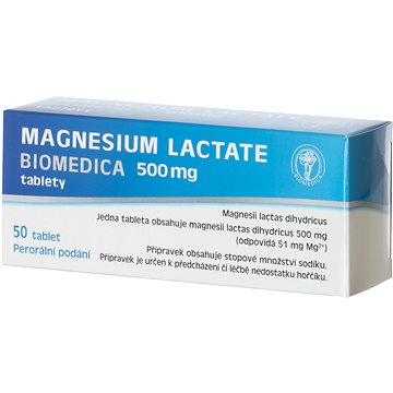 

Magnesium lactate Biomedica 500 mg 50 tablet