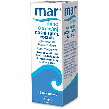 

Mar rhino 0.5mg/ml nosní sprej 15 ml