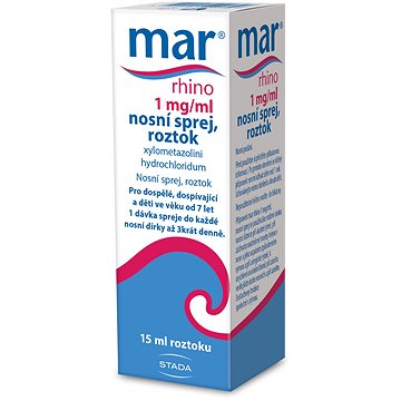

Mar rhino 1mg/ml nosní sprej 15 ml