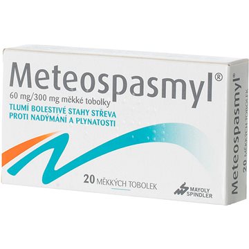 

Meteospasmyl 60 mg/300 mg 20 měkkých tobolek
