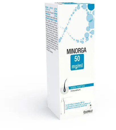 

Minorga 50 mg/ml kožní roztok 60 ml