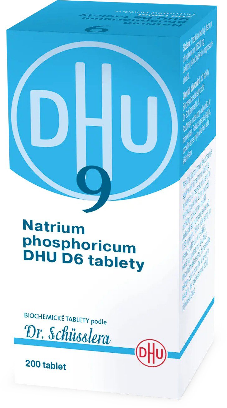 

DR. SCHÜSSLERA Natrium phosphoricum DHU D6 200 tablet