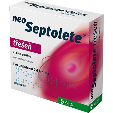 

Neoseptolete 1,2 mg třešeň 18 pastilek