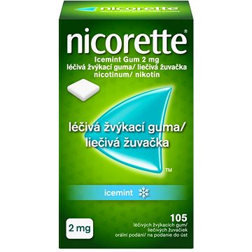 

Nicorette Icemint Gum 2 mg léčivá žvýkací guma 105 žvýkaček