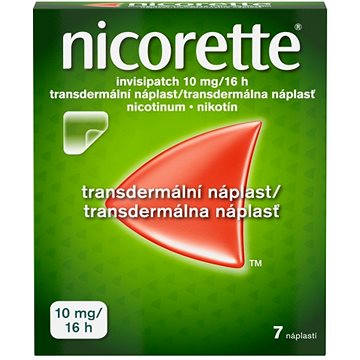 

Nicorette Invisipatch 10 mg/16 h transdermální náplast 7 ks