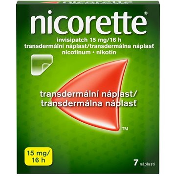 

Nicorette Invisipatch 15 mg/16 h transdermální náplast 7 ks